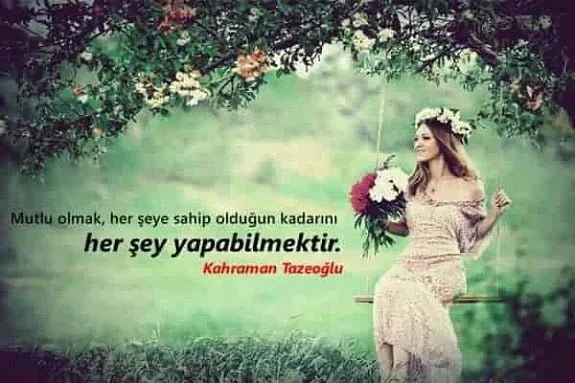 Mutluluğu Anlatan Sözler Resimli