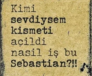 Resimli Sebastian mesajları