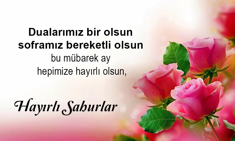 Sahur Mesajları