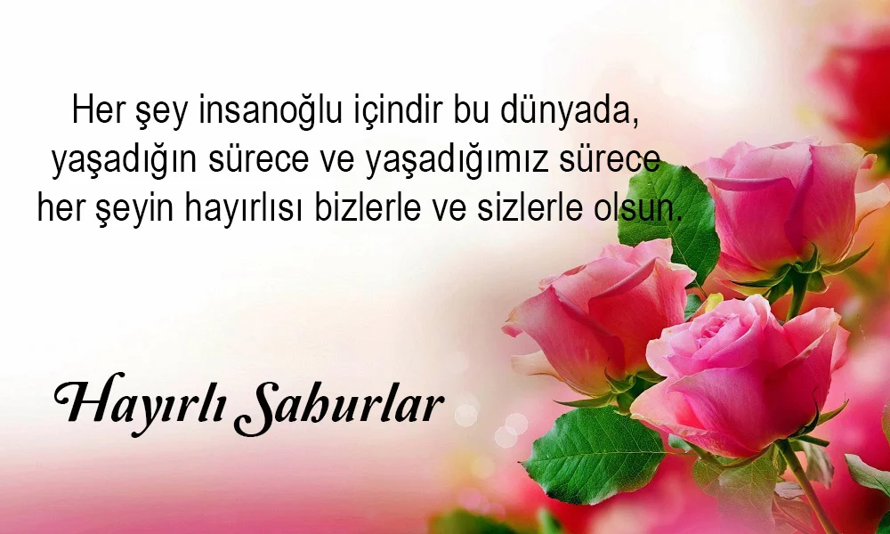 Sahur Sözleri