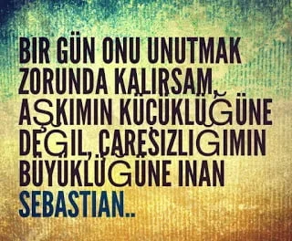 Sebastian sözleri kısa ve öz