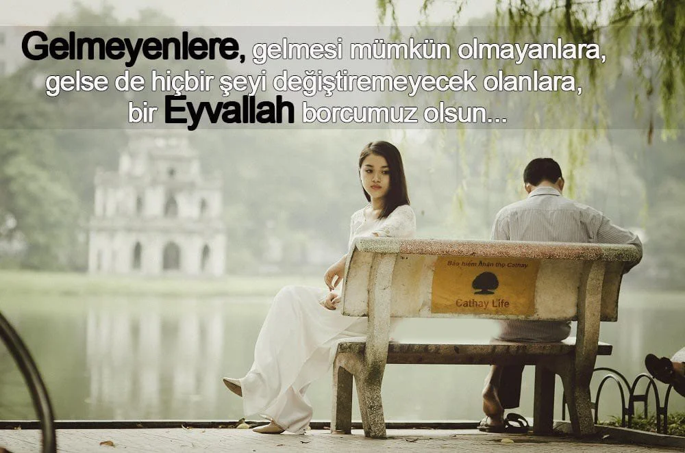 Sevgiliye Eyvallah Sözleri