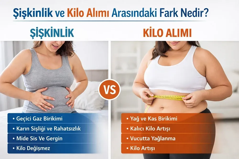 Şişkinlik ve Kilo