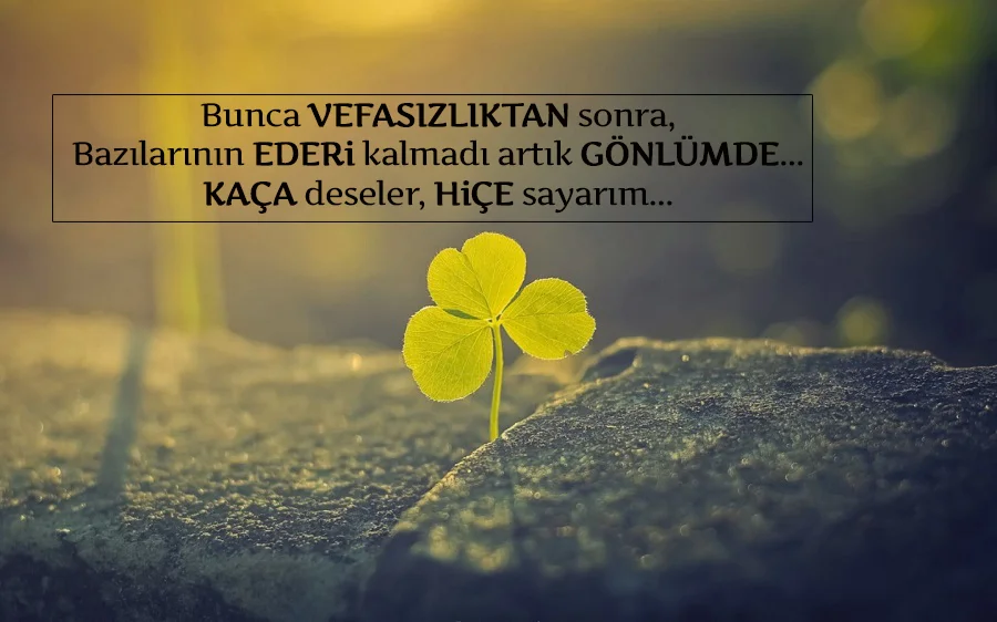Vefasız Sözler