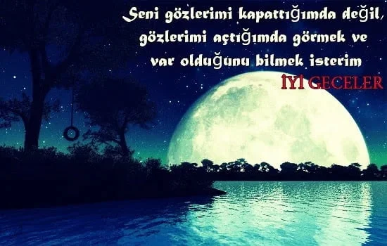 WhatsApp iyi geceler mesajları anlamlı