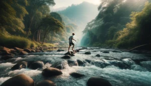 Rüyada Akan Dereden Geçmek