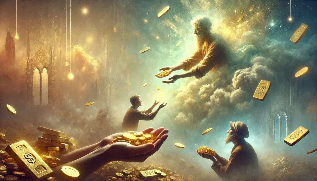 Rüyada Altın Dağıtmak