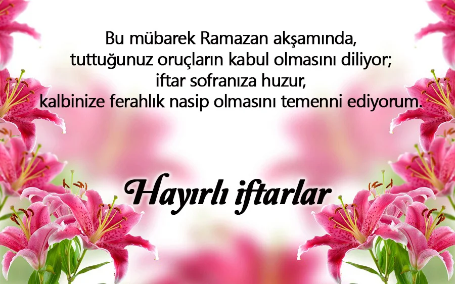 Anlamlı İftar Sözleri
