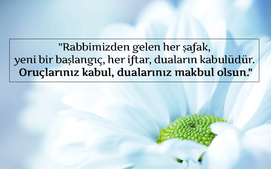 Anlamlı Oruç Sözleri