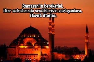 İftar Sözleri, İftar Mesajları