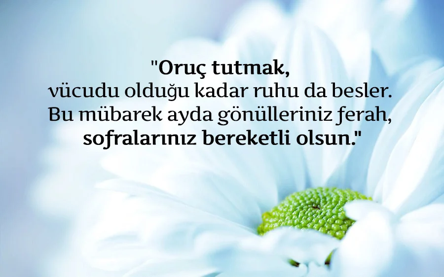Oruç İle İlgili Sözler