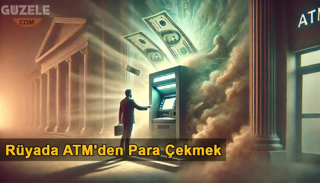 Rüyada ATM’den Para Çekmek Rüyada ATM'den Para Çekmek