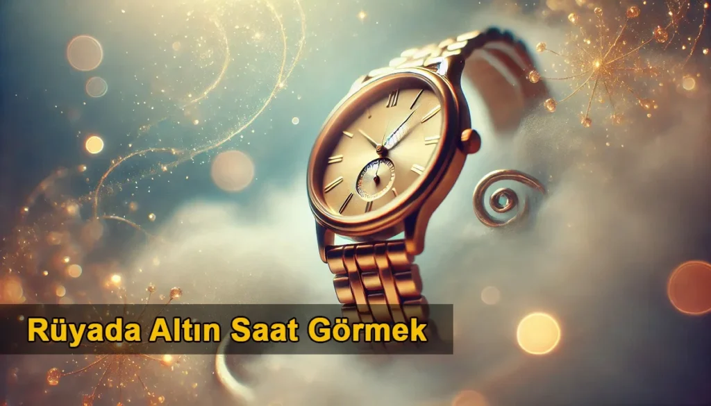 Rüyada Altın Saat Görmek Rüyada Altın Saat Görmek