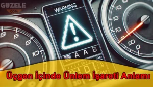 Arabada Üçgen İçinde Ünlem İşareti Nedir?