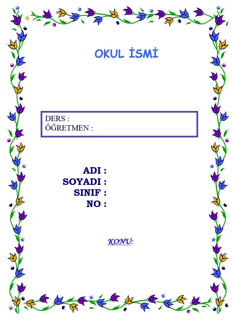 ödev kapakları ödev kapağı ing 2