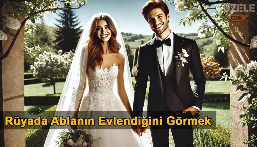 Rüyada Ablanın Evlendiğini Görmek