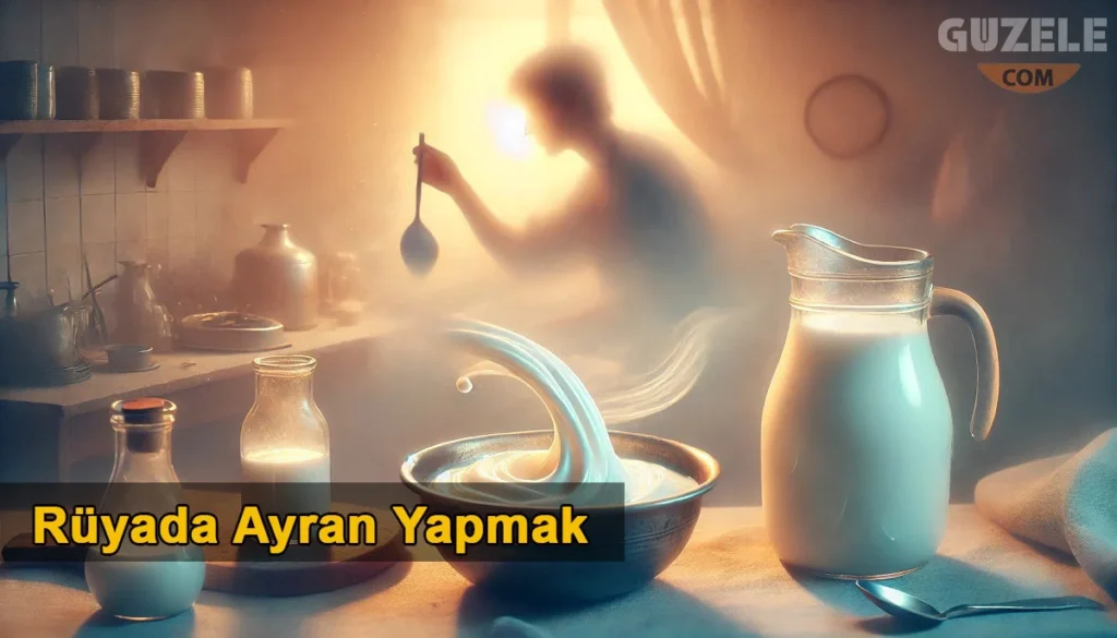 Rüyada Ayran Yapmak Rüyada Ayran Yapmak
