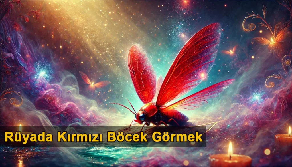 Rüyada Kırmızı Böcek Görmek