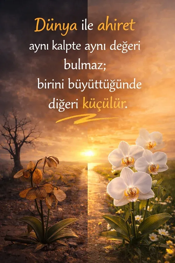 Ahiret İle İlgili Güzel Sözler