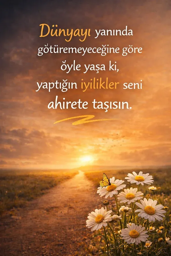 Anlamlı Ahiret Sözleri