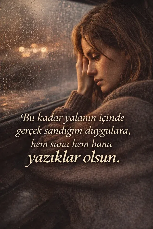 Etkileyici Yazıklar Olsun Sözleri