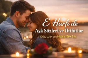 E Harfi İle Aşk Sözleri ve İltifatlar