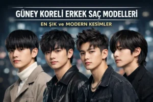 Güney Koreli erkek saç modelleri modern şık ve trend kesimler için görsel