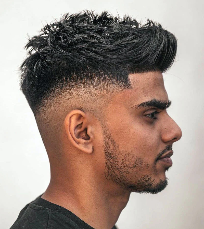 şık quiff saç modeli erkek
