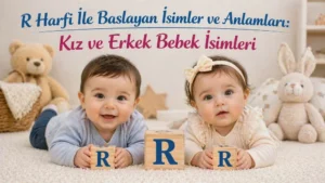 R Harfi İle Başlayan İsimler ve Anlamları