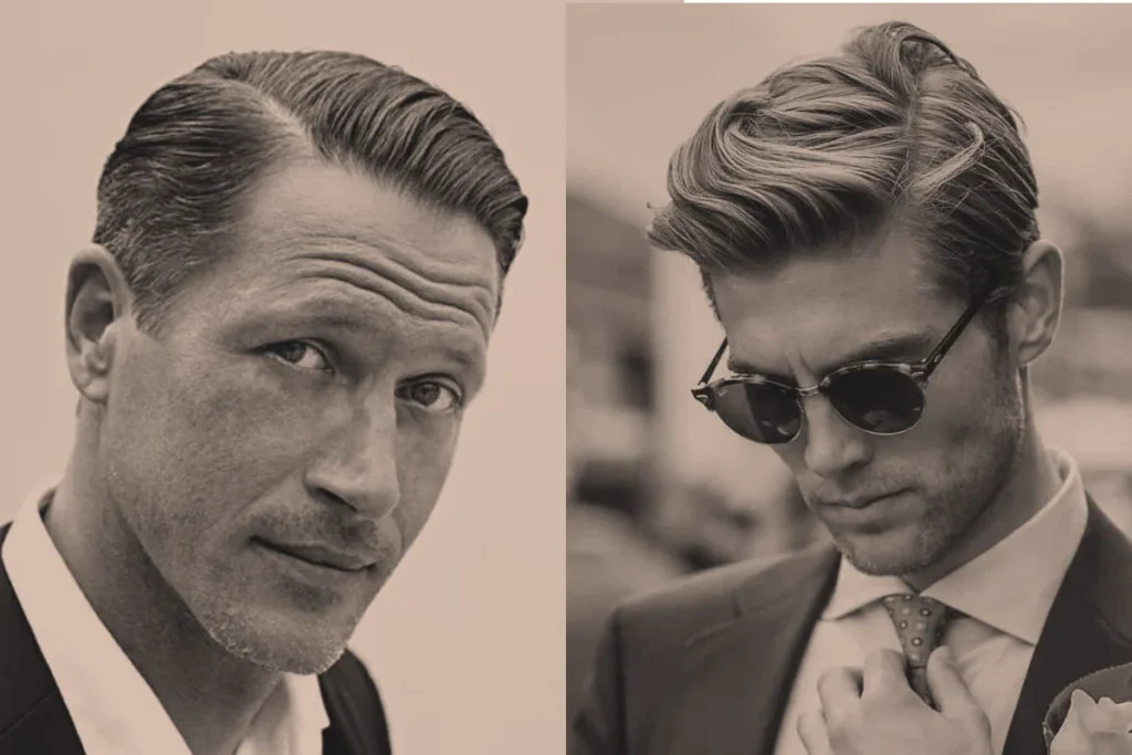 modern side part fade saç modeli erkek