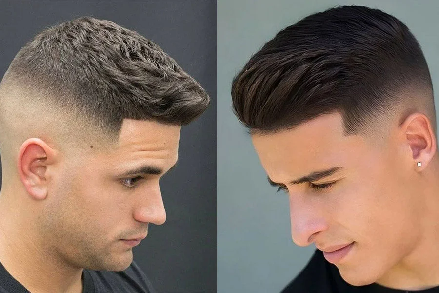 skin fade saç modeli erkek sıfır geçişli keskin saç kesimi