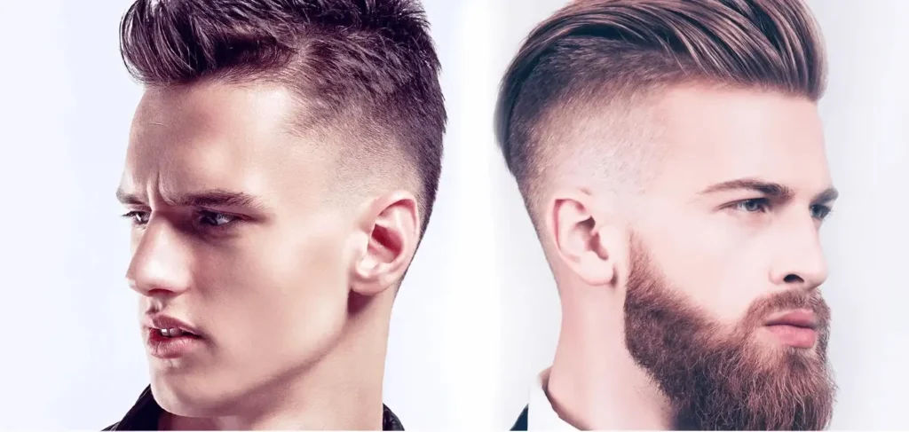 modern undercut fade saç modeli erkek