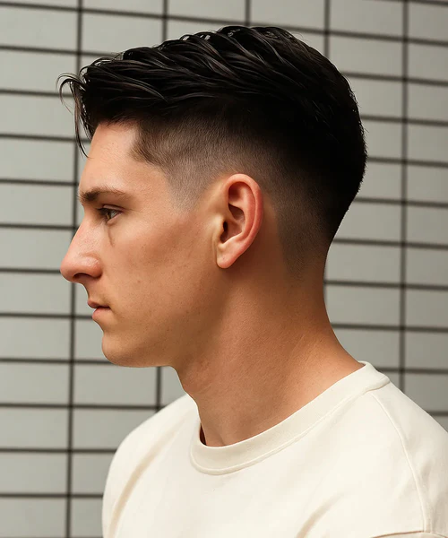 slick back undercut saç modeli erkek