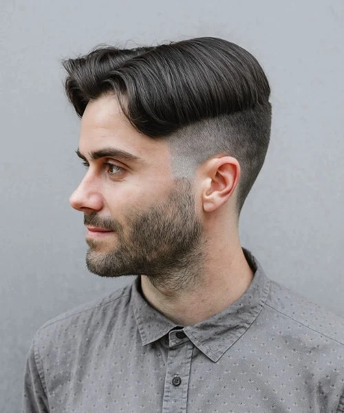 high fade undercut saç modeli erkek