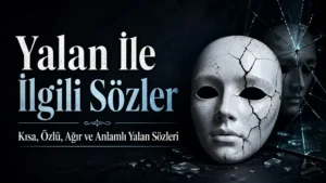 Yalan İle İlgili Sözler: Kısa, Özlü, Ağır ve Anlamlı Yalan Sözleri