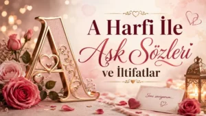A Harfi İle Aşk Sözleri ve İltifatlar
