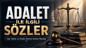 Adalet ile İlgili Sözler: Hak, Hukuk ve Vicdan Üzerine Anlamlı Mesajlar