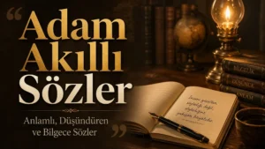 Adam Akıllı Sözler: Anlamlı, Düşündüren ve Bilgece Sözler