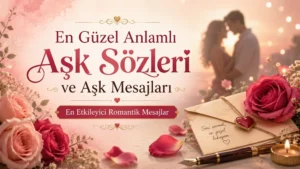 En Güzel Anlamlı Aşk Sözleri ve Aşk Mesajları (2026) – En Etkileyici Romantik Mesajlar