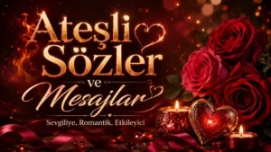 Ateşli Sözler ve Mesajlar: Sevgiliye, Romantik, Etkileyici Cümleler