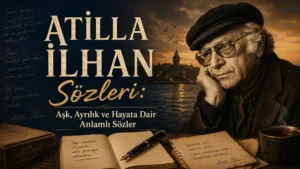 Atilla İlhan Sözleri: Aşk, Ayrılık ve Hayata Dair Anlamlı Sözler