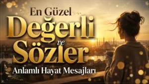 En Güzel Değerli Sözler ve Anlamlı Hayat Mesajları