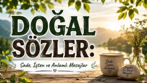 Doğal Sözler: Sade, İçten ve Anlamlı Mesajlar