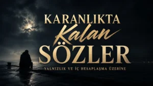 Karanlıkta Kalan Sözler: Yalnızlık ve İç Hesaplaşma Üzerine