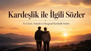 Kardeşlik ile İlgili Sözler: En Güzel, Anlamlı ve Duygusal Kardeşlik Sözleri