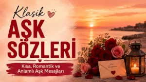 Klasik Aşk Sözleri: Kısa, Romantik ve Anlamlı Aşk Mesajları
