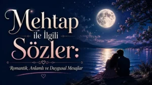 Mehtap ile İlgili Sözler: Romantik, Anlamlı ve Duygusal Mesajlar