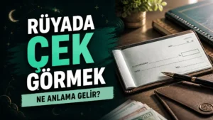 Rüyada Çek Görmek