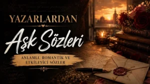 Yazarlardan Aşk Sözleri: Anlamlı, Romantik ve Etkileyici Sözler