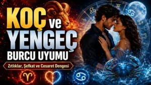 Koç ve Yengeç Burcu Uyumu: Zıtlıklar, Şefkat ve Cesaret Dengesi